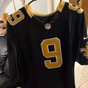 New Orleans Saints Jersey, Drew Brees #9 jersey Size Large